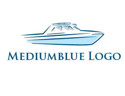 yacht icon for water sports logo