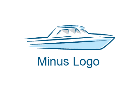 yacht icon for water sports logo