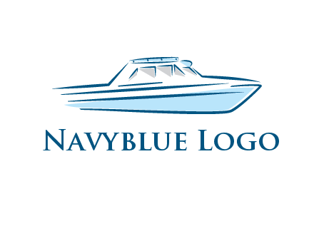 yacht icon for water sports logo