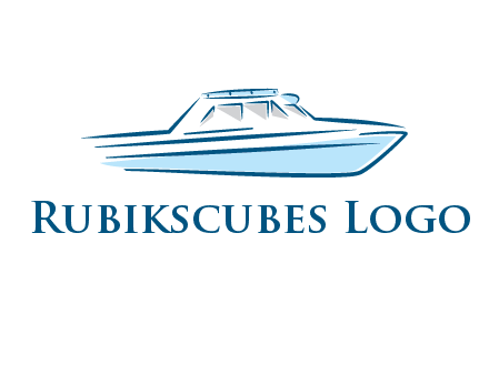 yacht icon for water sports logo