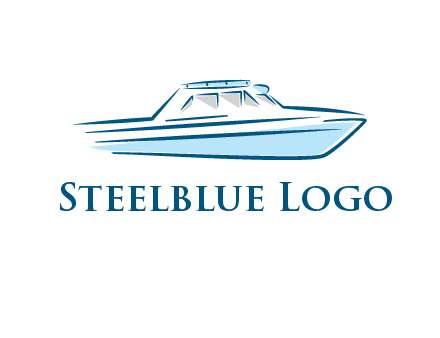 yacht icon for water sports logo