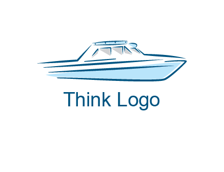 yacht icon for water sports logo