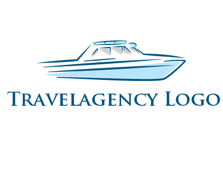 yacht icon for water sports logo