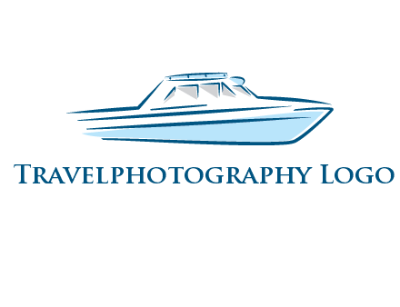 yacht icon for water sports logo
