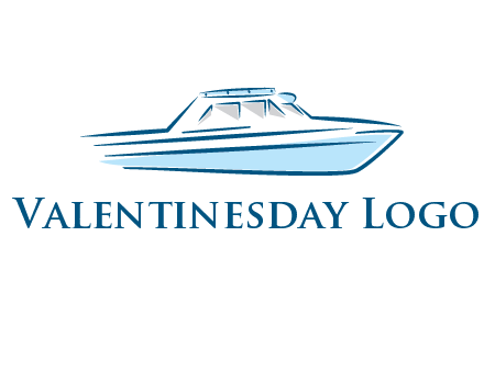 yacht icon for water sports logo