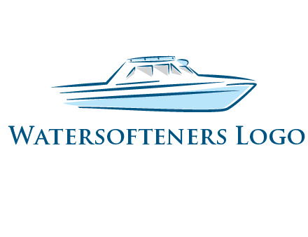 yacht icon for water sports logo