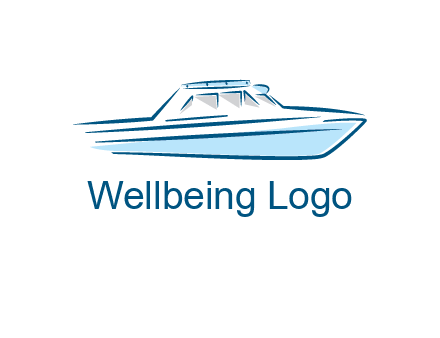 yacht icon for water sports logo