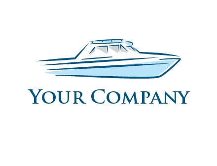 yacht icon for water sports logo