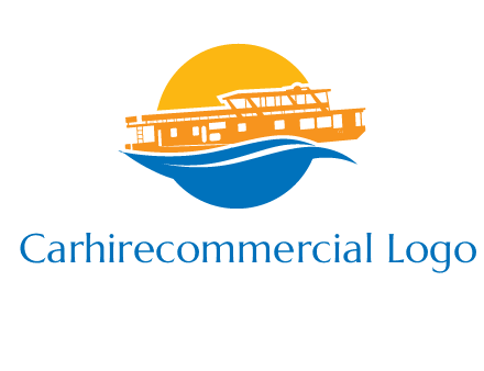 sea cruise travel logo