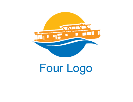 sea cruise travel logo