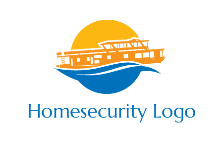 sea cruise travel logo