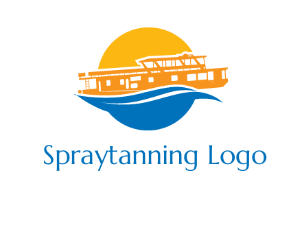 sea cruise travel logo