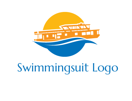 sea cruise travel logo