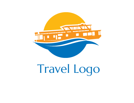 sea cruise travel logo