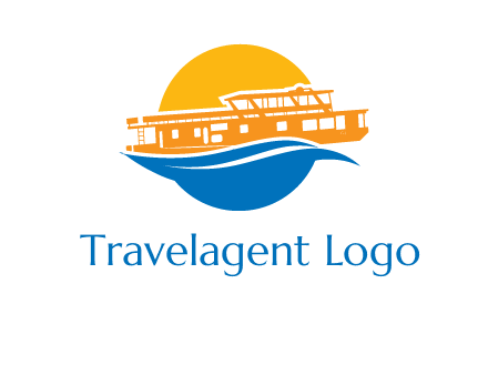 sea cruise travel logo