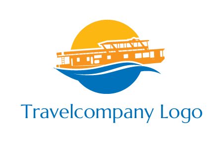 sea cruise travel logo