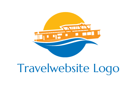 sea cruise travel logo