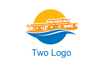 sea cruise travel logo