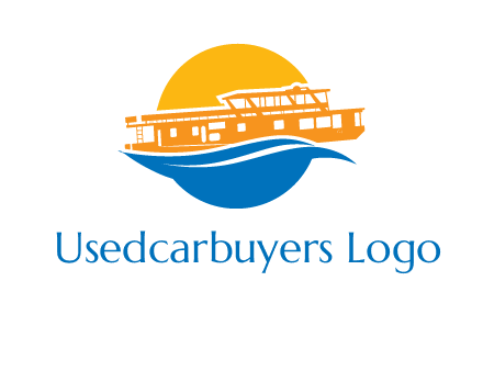 sea cruise travel logo