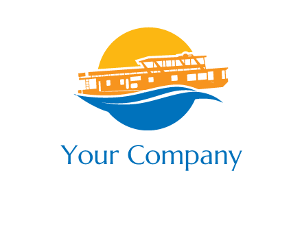 sea cruise travel logo