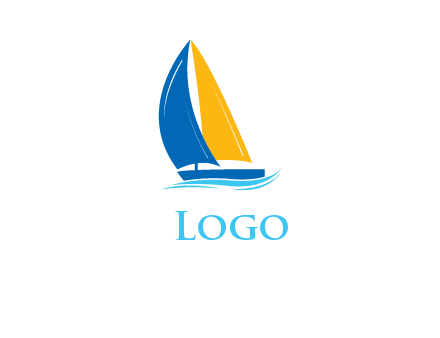 sailboat logo design