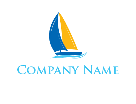 sailboat logo design