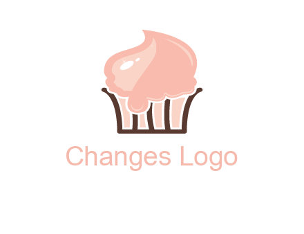 cupcake food logo