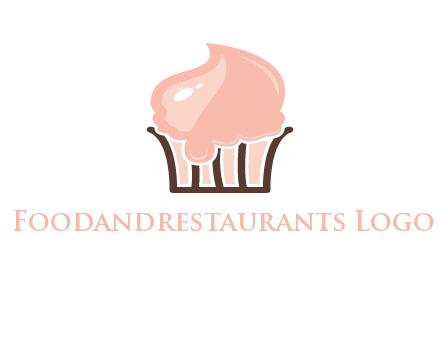 cupcake food logo