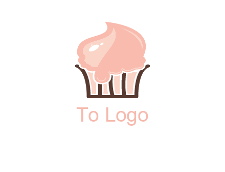 cupcake food logo