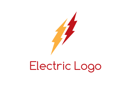 energy icon with lightening bolts