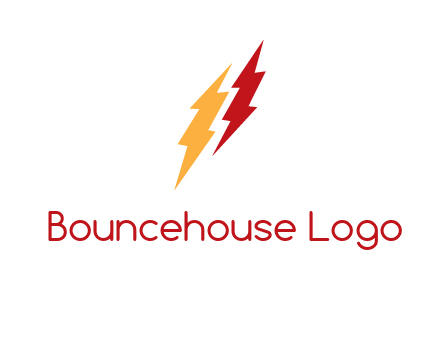 energy icon with lightening bolts