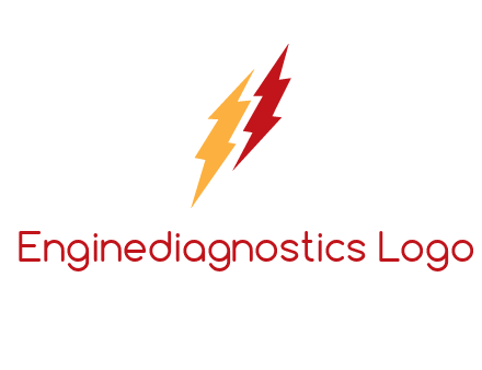 energy icon with lightening bolts