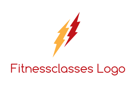 energy icon with lightening bolts