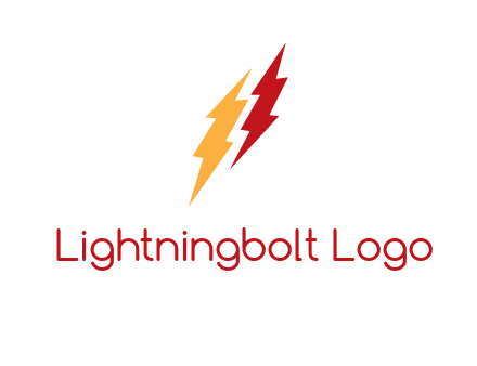 energy icon with lightening bolts