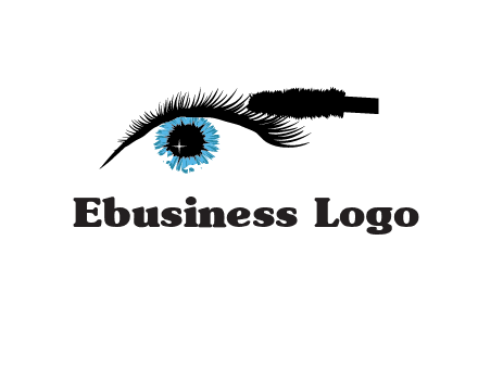 mascara icon for beauty logo