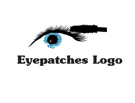 mascara icon for beauty logo