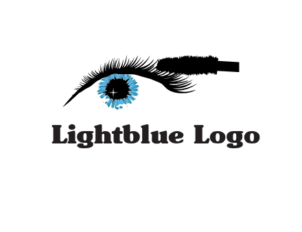 mascara icon for beauty logo