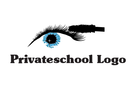 mascara icon for beauty logo