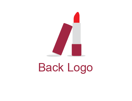 lipstick with lid beauty logo