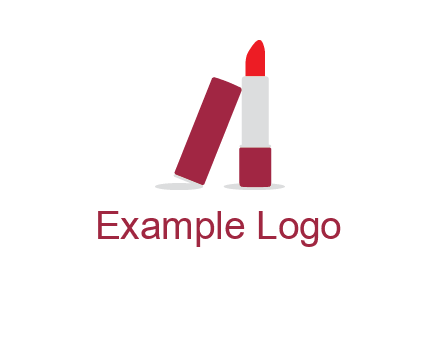 lipstick with lid beauty logo