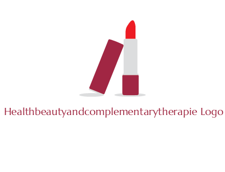 lipstick with lid beauty logo