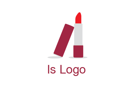 lipstick with lid beauty logo