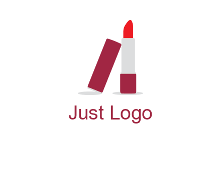 lipstick with lid beauty logo