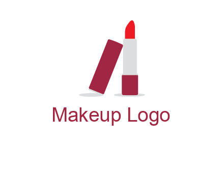 lipstick with lid beauty logo