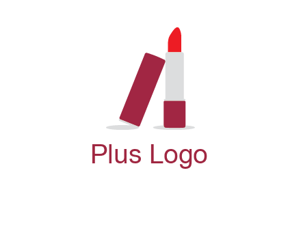 lipstick with lid beauty logo