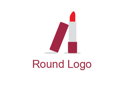 lipstick with lid beauty logo