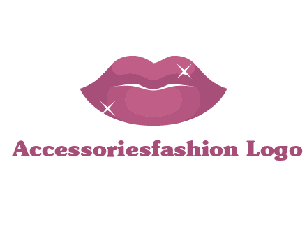 shiny lips beauty logo
