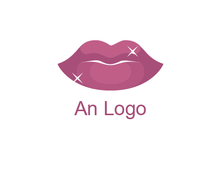 shiny lips beauty logo