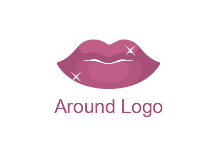 shiny lips beauty logo