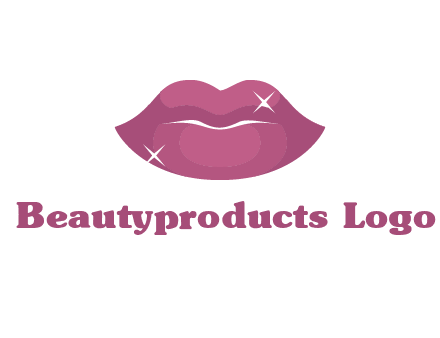 shiny lips beauty logo
